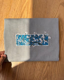 Grey Washed Embroidered Scenic Tee