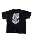 Black Graphic Embroidered Street Tee