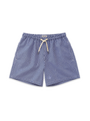 Dorian Seersucker Swim Shorts – Blue Stripe