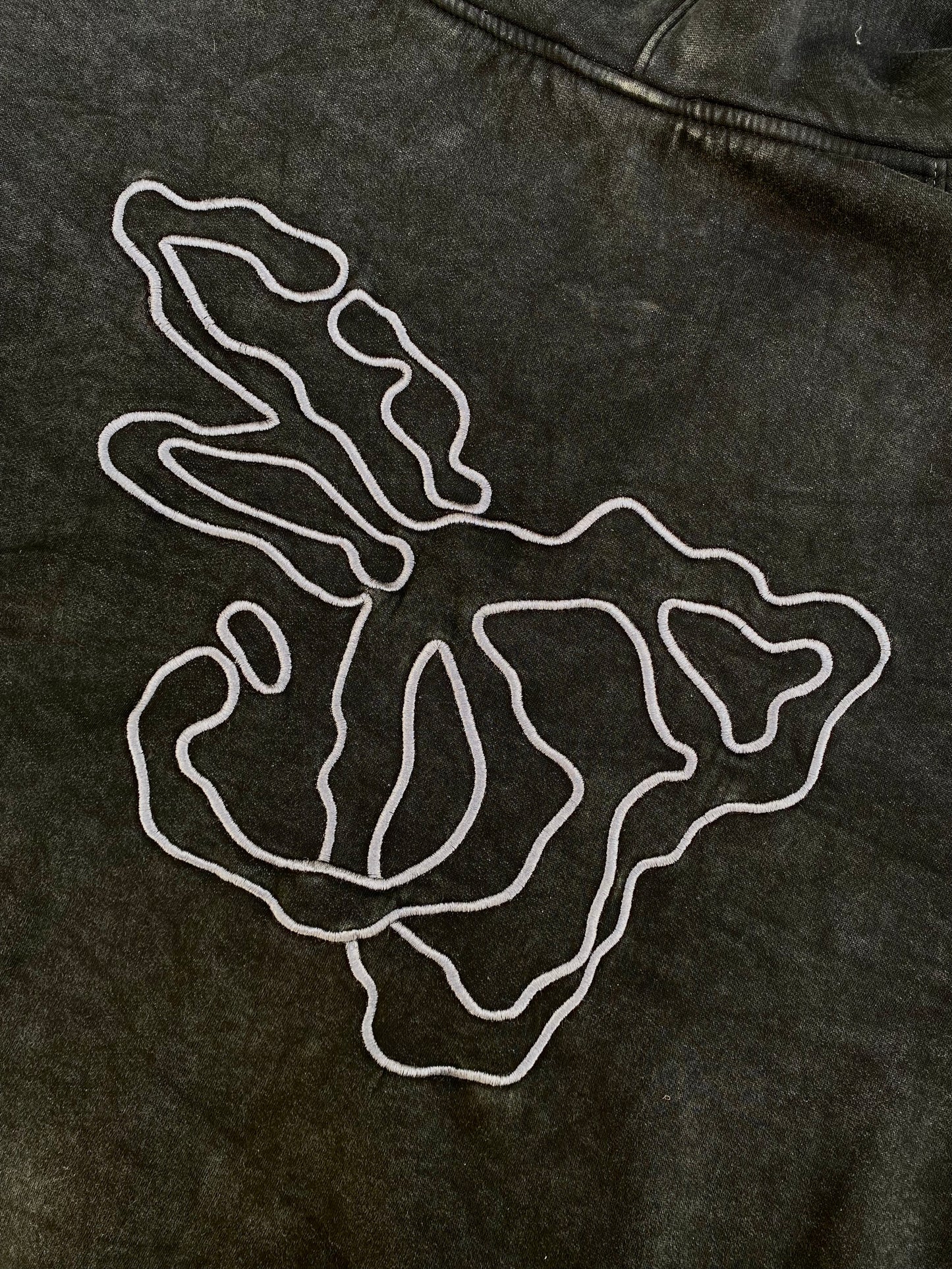 Zip-Hoodie Stone Grey