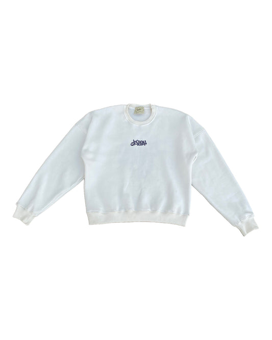 Crewneck sweater off-white