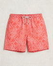 Coral Paisley swim shorts