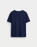 Dorian Ringer T-Shirt Navy with white rings